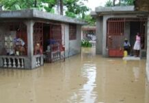 Inondations à Léogane après les premières averses de l’année