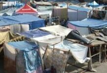 Une nouvelle averse accentue la précarité dans les centres d’hébergement