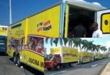 Retrait des cuisines mobiles