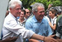 Deux anciens présidents américains ont visité Haïti