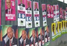 Les posters des candidats omniprésents dans les rues de Port-au-Prince