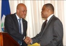 Michel Martelly et Garry Conille se présentent comme un duo gagnant