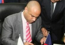Signature d’un accord entre le gouvernement haïtien et le Fonds koweitien de Développement