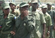 Des militaires démobilisés abandonnent un site au Cap Haïtien