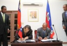 Signature d’un protocole d’accord entre Haïti et la République de Chine Taiwan