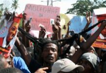 Aristide salue la mobilisation de ses partisans