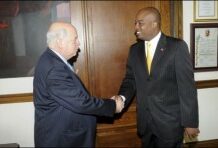 Rencontre entre le chancelier Pierre-Richard Casimir et le Secrétaire général de l’Organisation des Etats Américains (OEA)