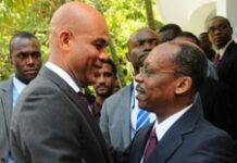 Rencontre en tête a tête entre Martelly et Aristide