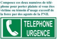 Deux numéros de téléphone pour les victimes de brutalité policière