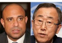 Lamothe et Ban Ki-moon satisfaits de l’appui de l’ONU à Haïti
