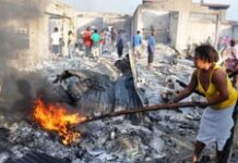 L’incendie du marché Tête Bœuf cause des pertes considérables