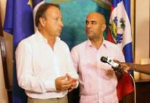 Rencontre Lamothe et le président du sénat français