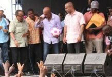 Martelly visite Laye dans la Grand Anse