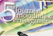 Célébration de la journée mondiale des enseignants le 5 octobre dernier
