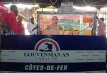 « Gouvènman an lakay fera escale à Côtes-de-Fer