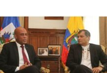 Entretien entre Martelly et Correa