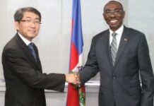 Evans Paul rencontre l’ambassadeur de la Corée du Sud M. Oh Han-gu