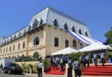 Inauguration du nouveau bâtiment du lycée Alexandre Pétion,