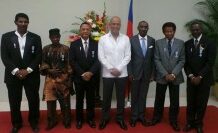 Cinq personnalités du monde musical haïtien honorées par Martelly