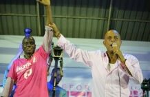 Martelly fait campagne pour Jovenel Moïse