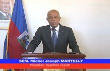Martelly lance un appel à l’unité à l’occasion du 18 novembre