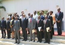 Cérémonie de remise de la feuille de route aux membres du gouvernement