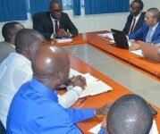 Rencontre entre le ministre de la Planification et de la Coopération externe et le représentant spécial adjoint du Secrétaire général