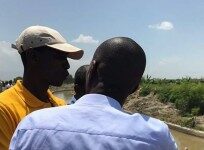 Moïse visite les travaux au niveau de la Vallée de l’Artibonite