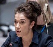 Laila Bokhari en visite en Haïti