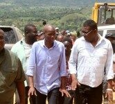 Moïse visite les travaux réalisés dans l’Artibonite