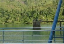 Visite du Président Moïse au Barrage et à la Centrale hydroélectrique de Saut-Mathurine