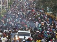 Des milliers de manifestants réclament le départ du président Jovenel Moïse