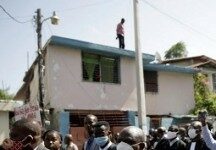 Manifestation de protestation des avocats
