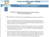 Personne n’est au-dessus de la loi et de la constitution, selon la CEH