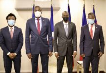 Rencontre entre le président Moïse et les membres du bureau du tiers du Senat.